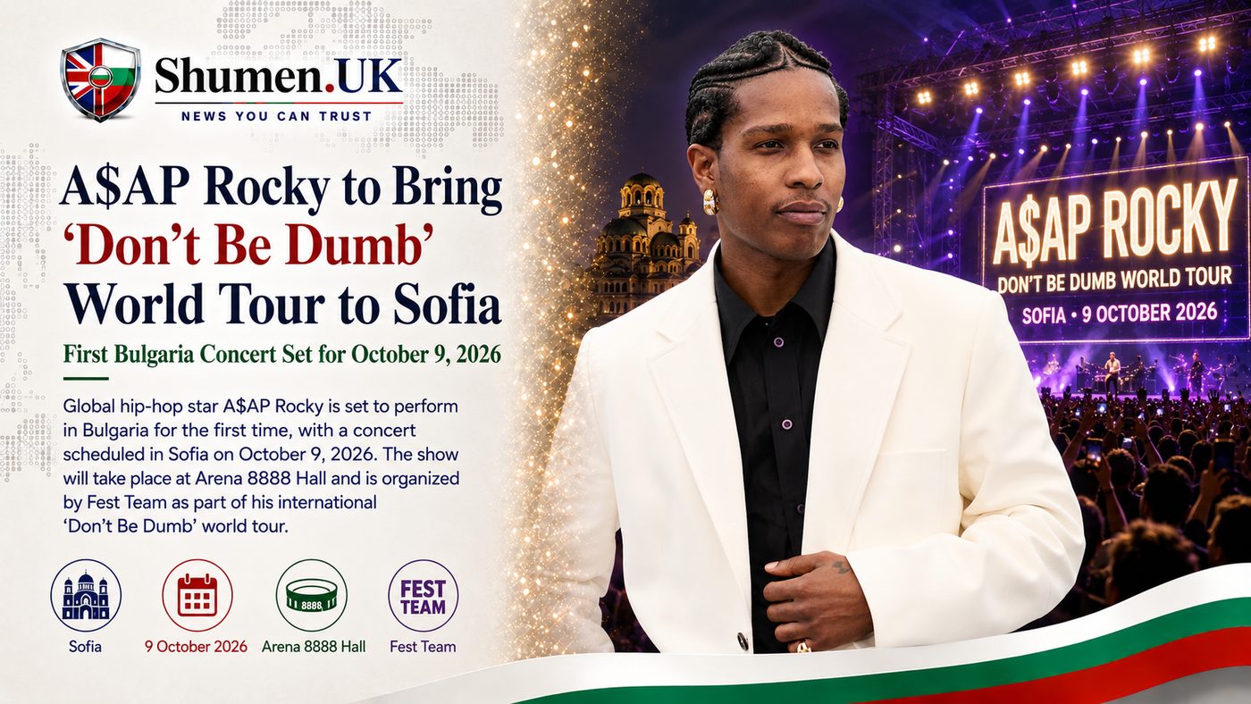 ASAP Rocky to Play Sofia in October, First Bulgaria Concert Confirmed