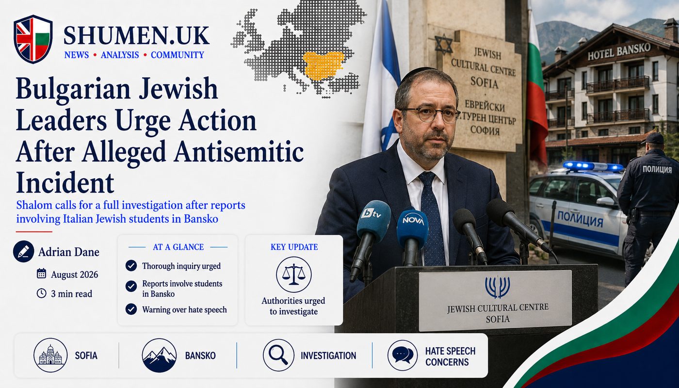 Bulgaria's Jewish Leaders Demand Action Over Bansko Hotel Incident as Officials Play It Down