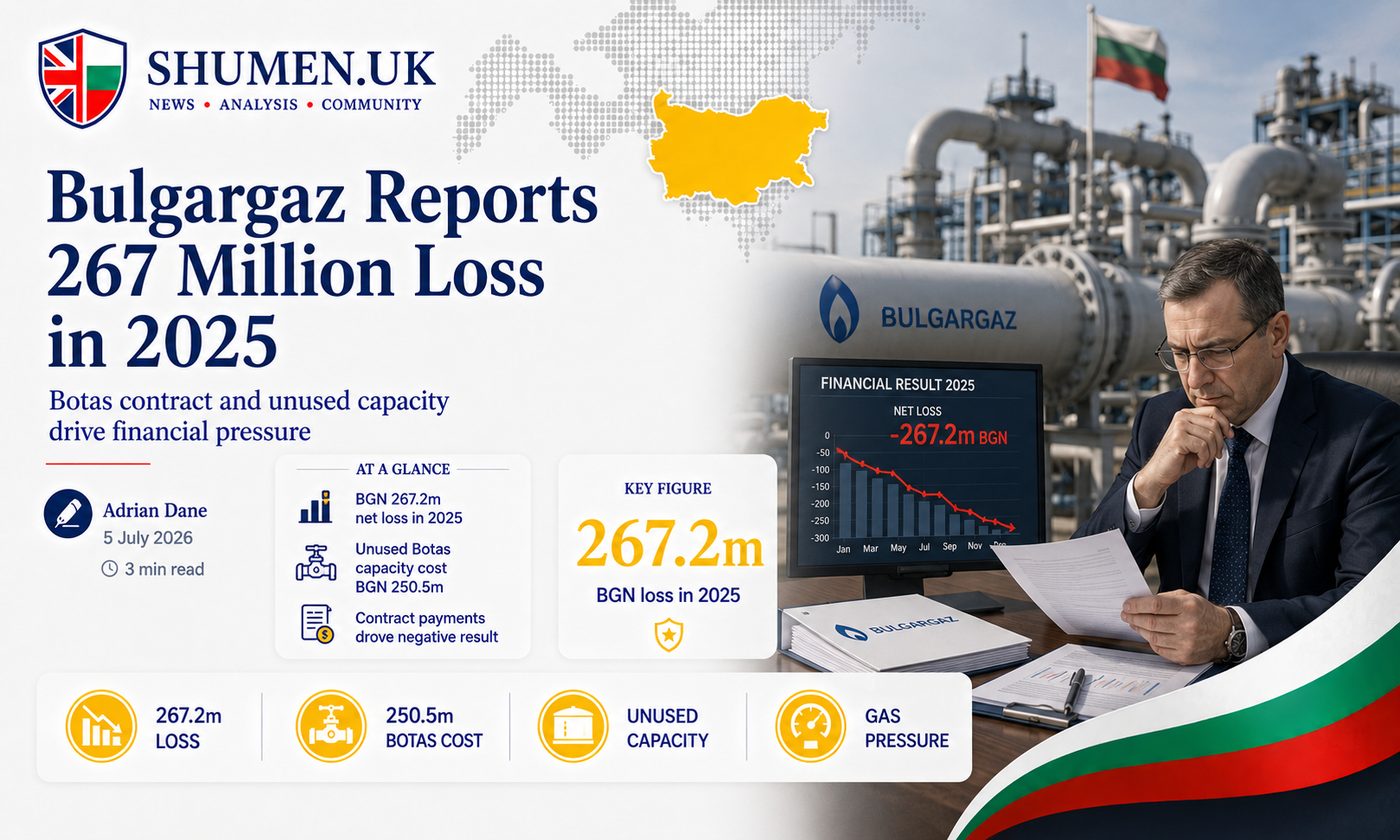 Bulgaria's State Gas Company Lost €137 Million, Much of It on Gas It Never Used