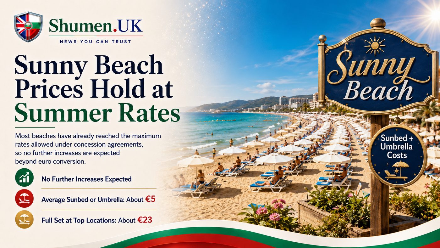 Bulgaria's Black Sea Beaches Switch to Euro Pricing for First Time as Summer Season Opens