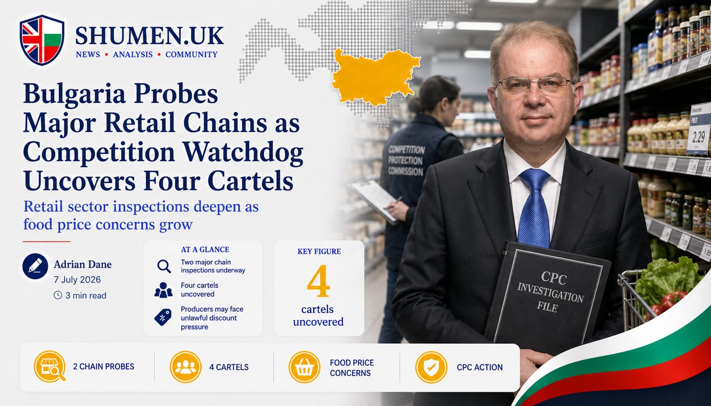 Bulgaria's Competition Watchdog Takes Aim at Supermarkets, Uncovers Four Cartels