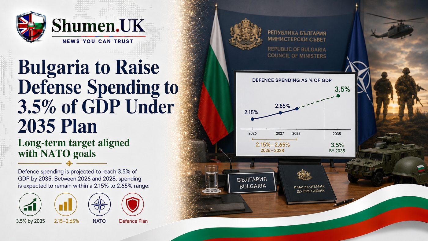 Bulgaria Maps Out €19 Billion Defense Push to 2035, Banking on EU Loans