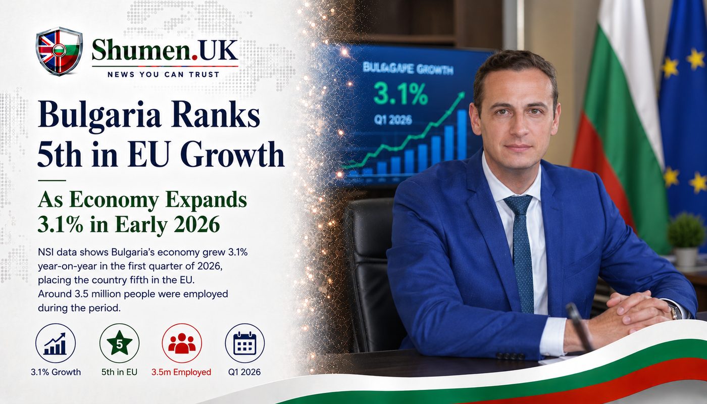Bulgaria's Economy Grew 3.1% in Q1, And British Businesses Are Noticing