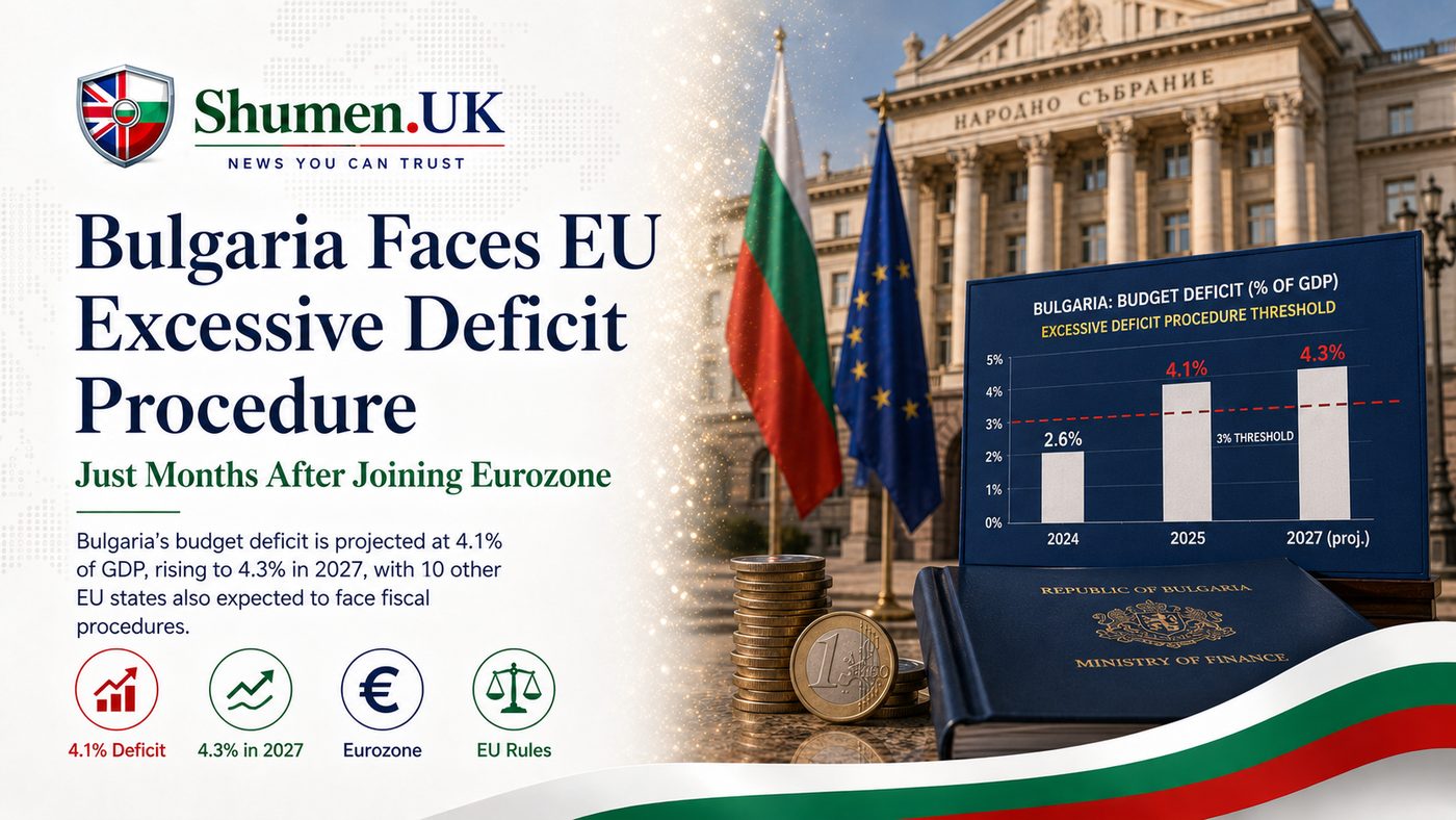 Bulgaria Faces EU Budget Squeeze Just Months Into Eurozone