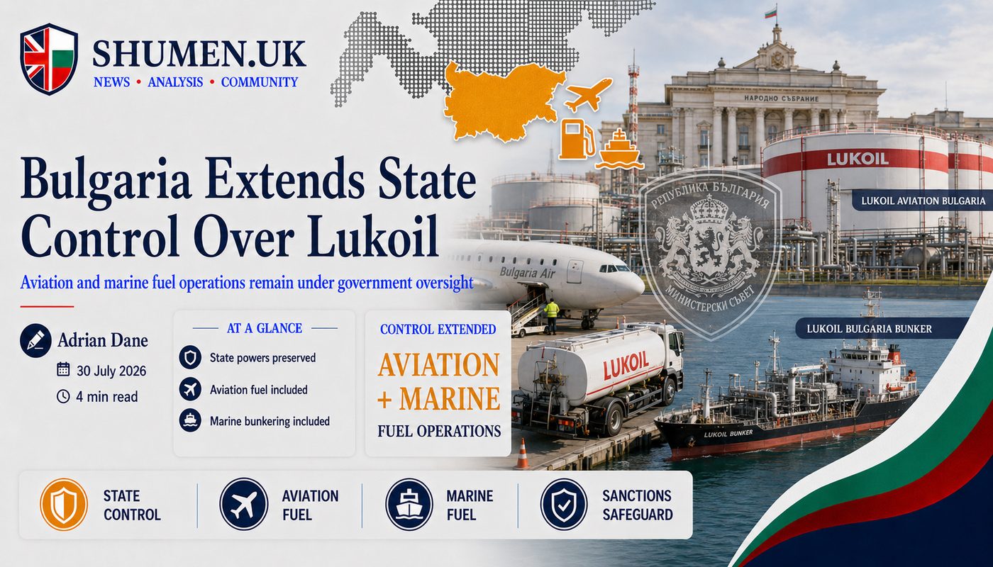 Bulgaria Extends Its Grip on Lukoil, From the Petrol Pump to the Airport
