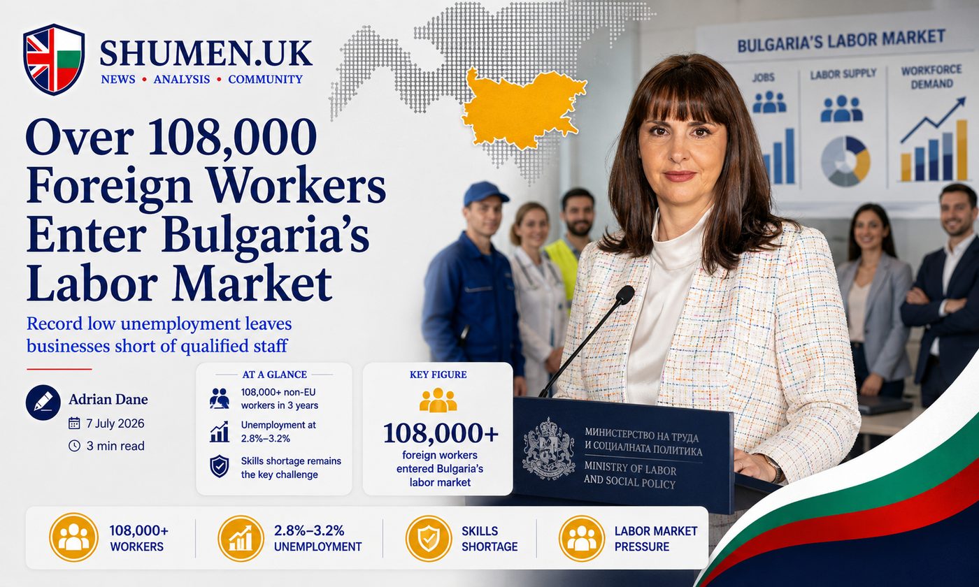 Bulgaria Eases the Rules for Foreign Workers as Vacancies Outrun the Jobless