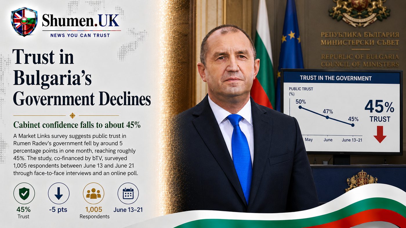Bulgaria's New Government Loses Ground in a Month, And the Budget Fight Is Still to Come