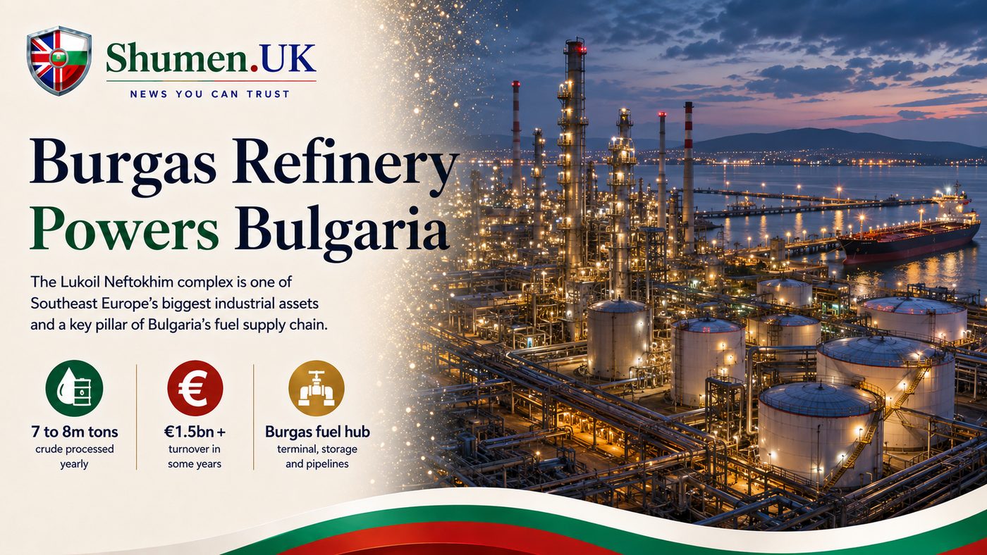 Bulgaria Weighs State Buyout of Russian-Owned Burgas Refinery