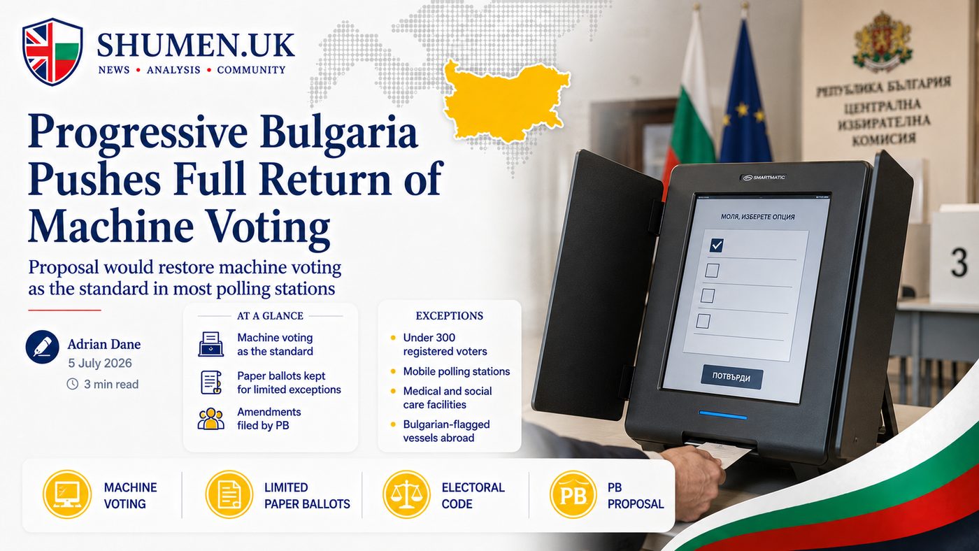 Bulgaria Reaches for the Voting Machines Again, Ahead of an Autumn Election
