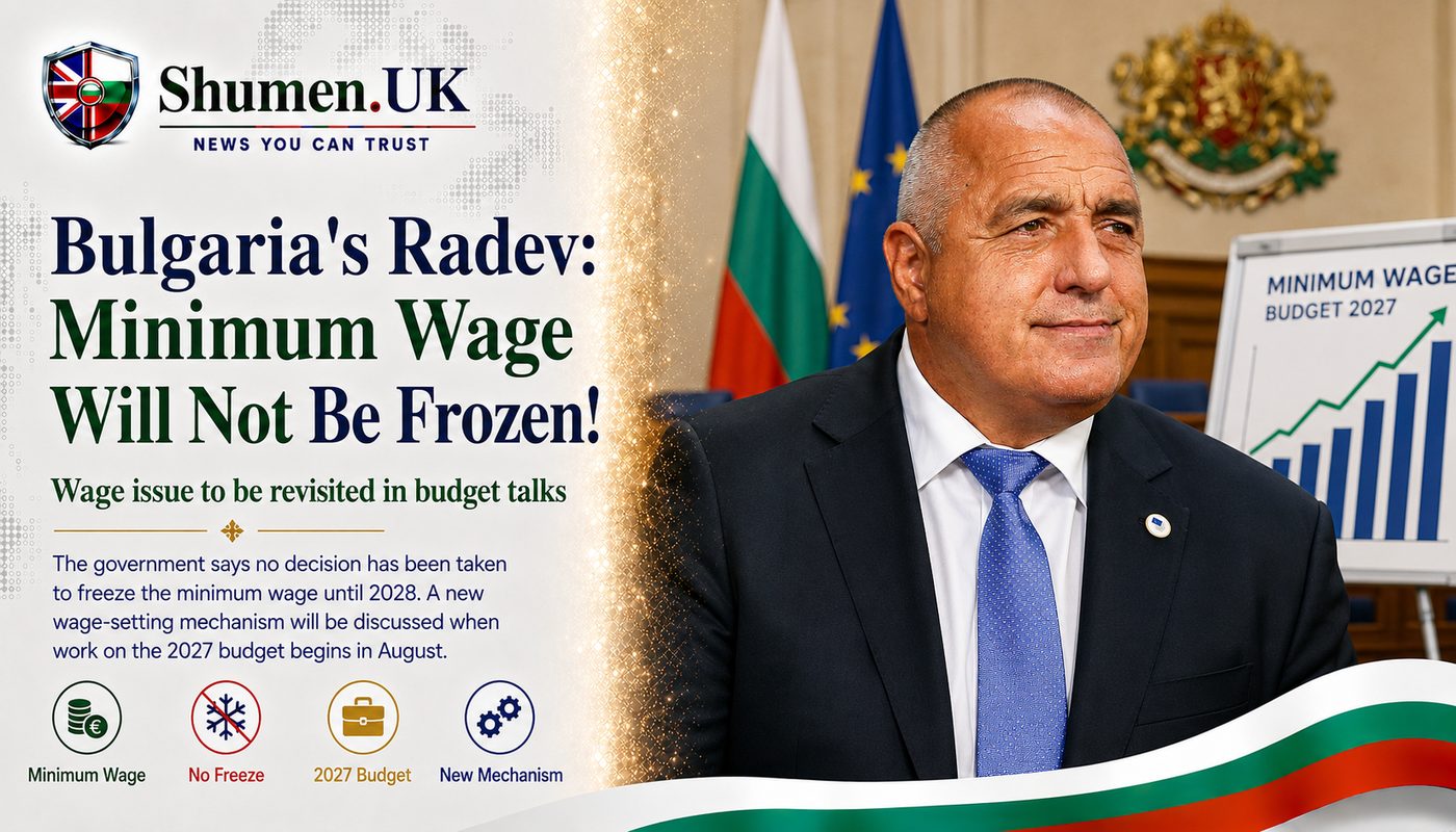 No, Bulgaria Isn't Freezing the Minimum Wage, Radev Says