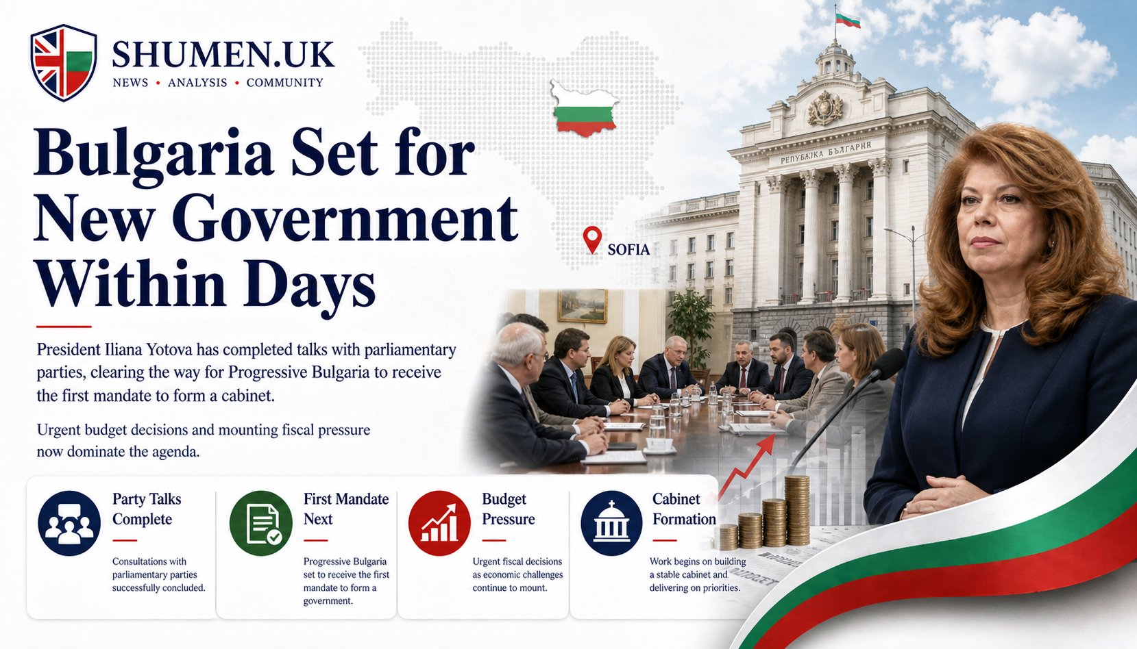 Bulgaria Set for New Government Within Days as President Completes Party Talks