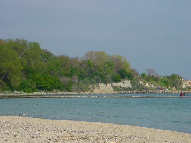 The Dobrudzha coastline near Kavarna, a short drive from the cape