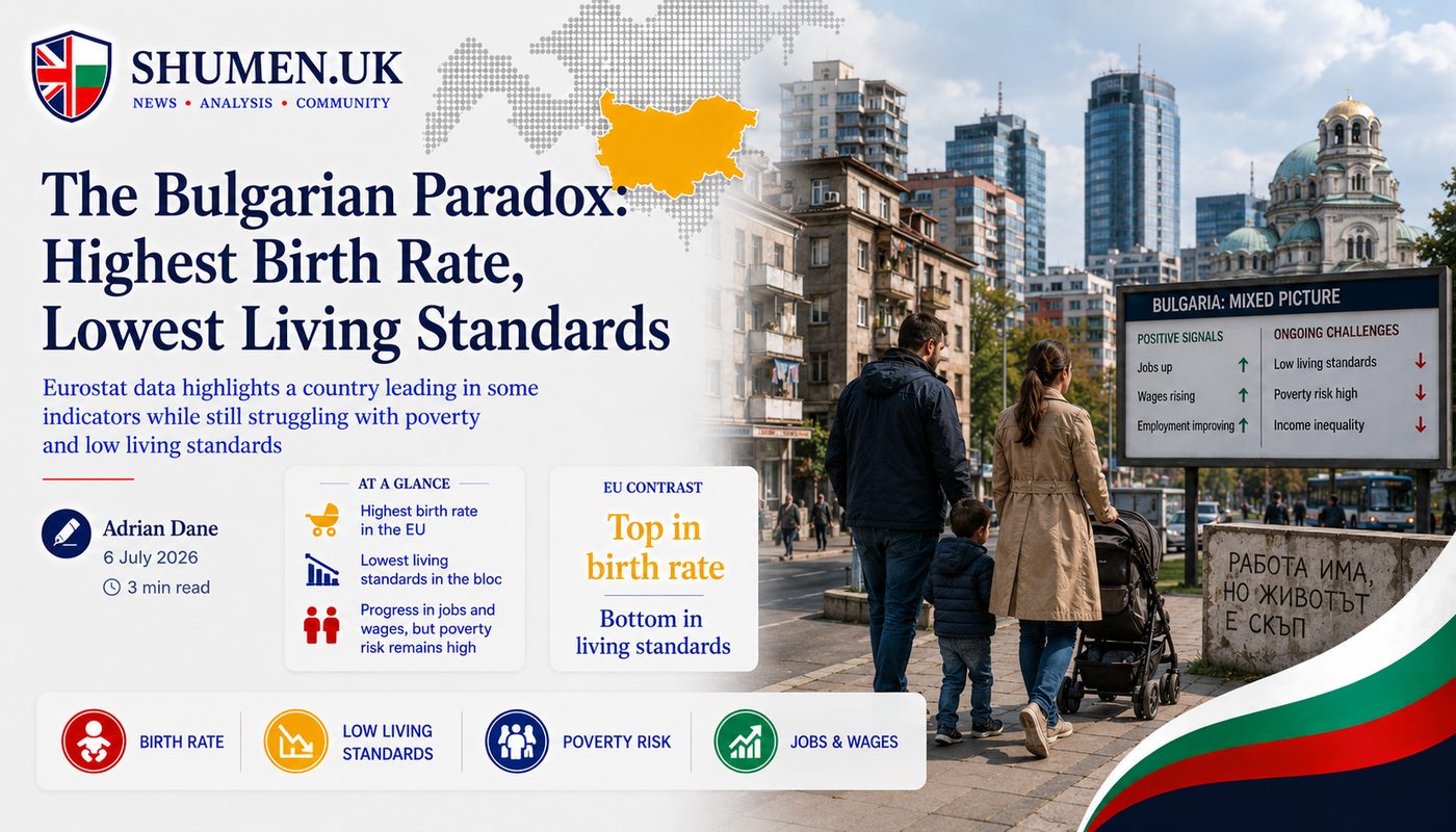Bulgaria Tops the EU for Births and Still Shrinks Faster Than Anywhere Else