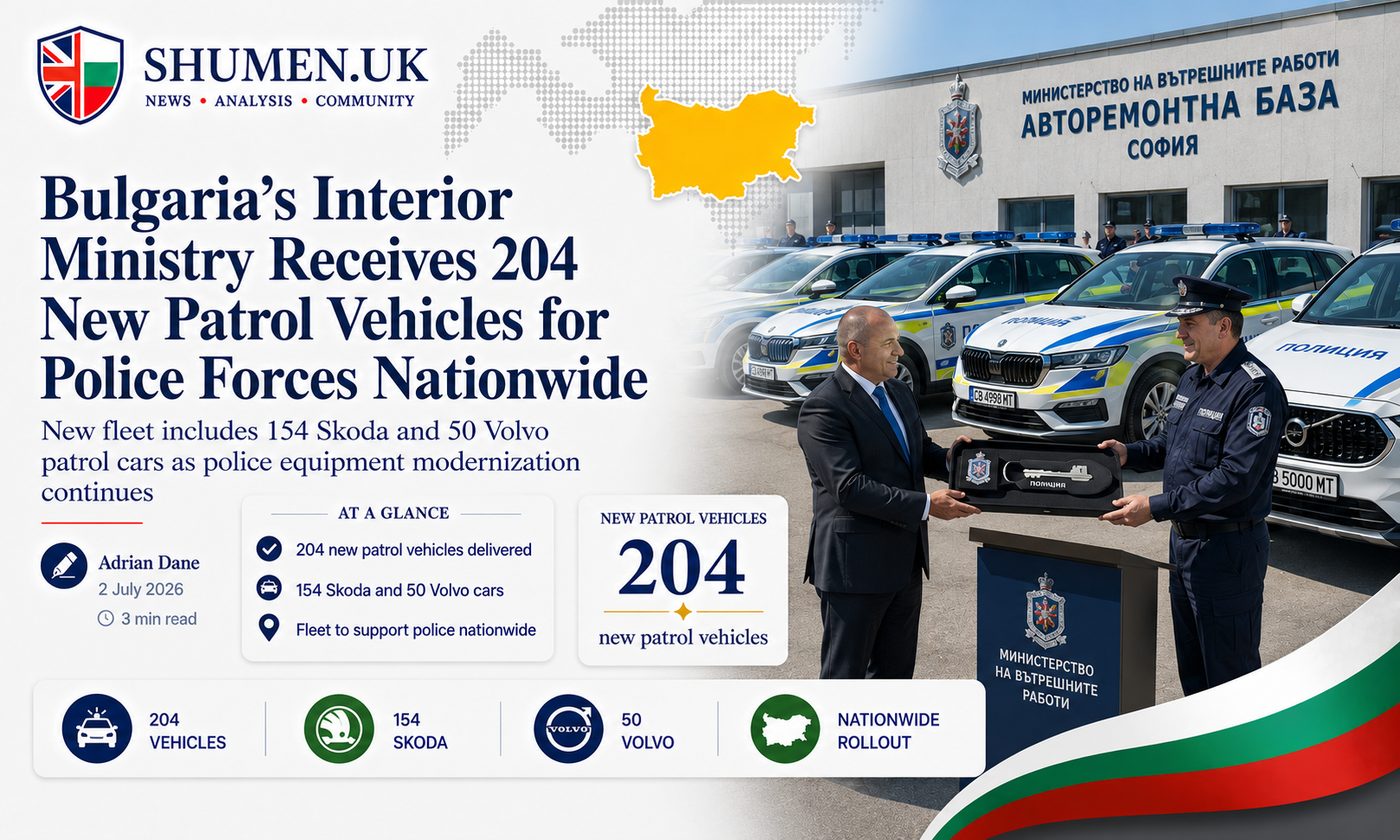 Bulgaria's New Patrol Cars Can Flag an Uninsured Driver Without Stopping Them