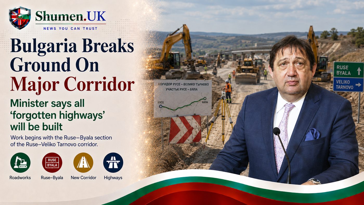 Bulgaria Finally Breaks Ground on Long-Stalled Ruse Highway, Minister Promises No More Ribbon-Cutting Theatre