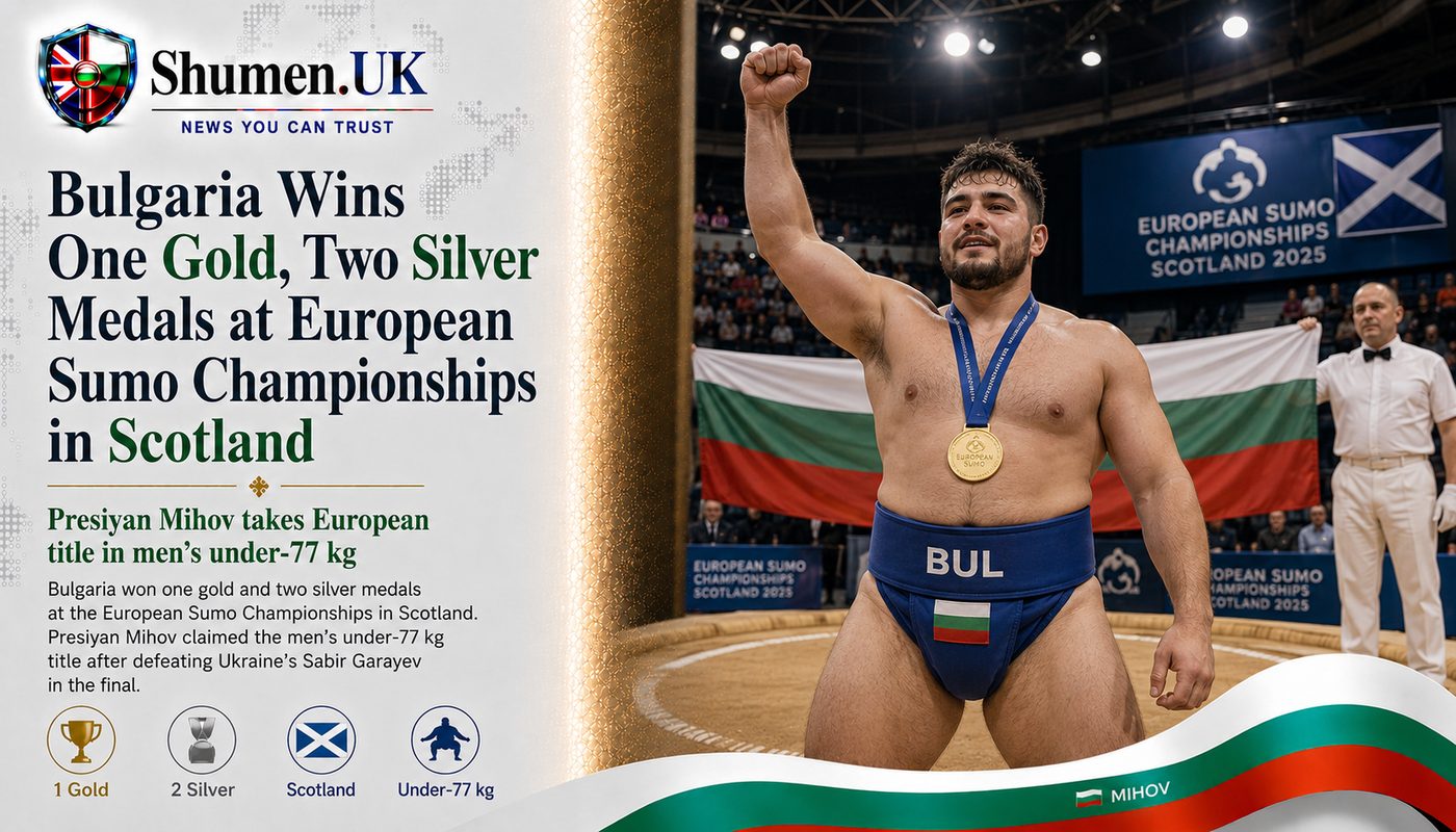 Bulgaria Leaves Stirling with Sumo Gold and Two Silvers