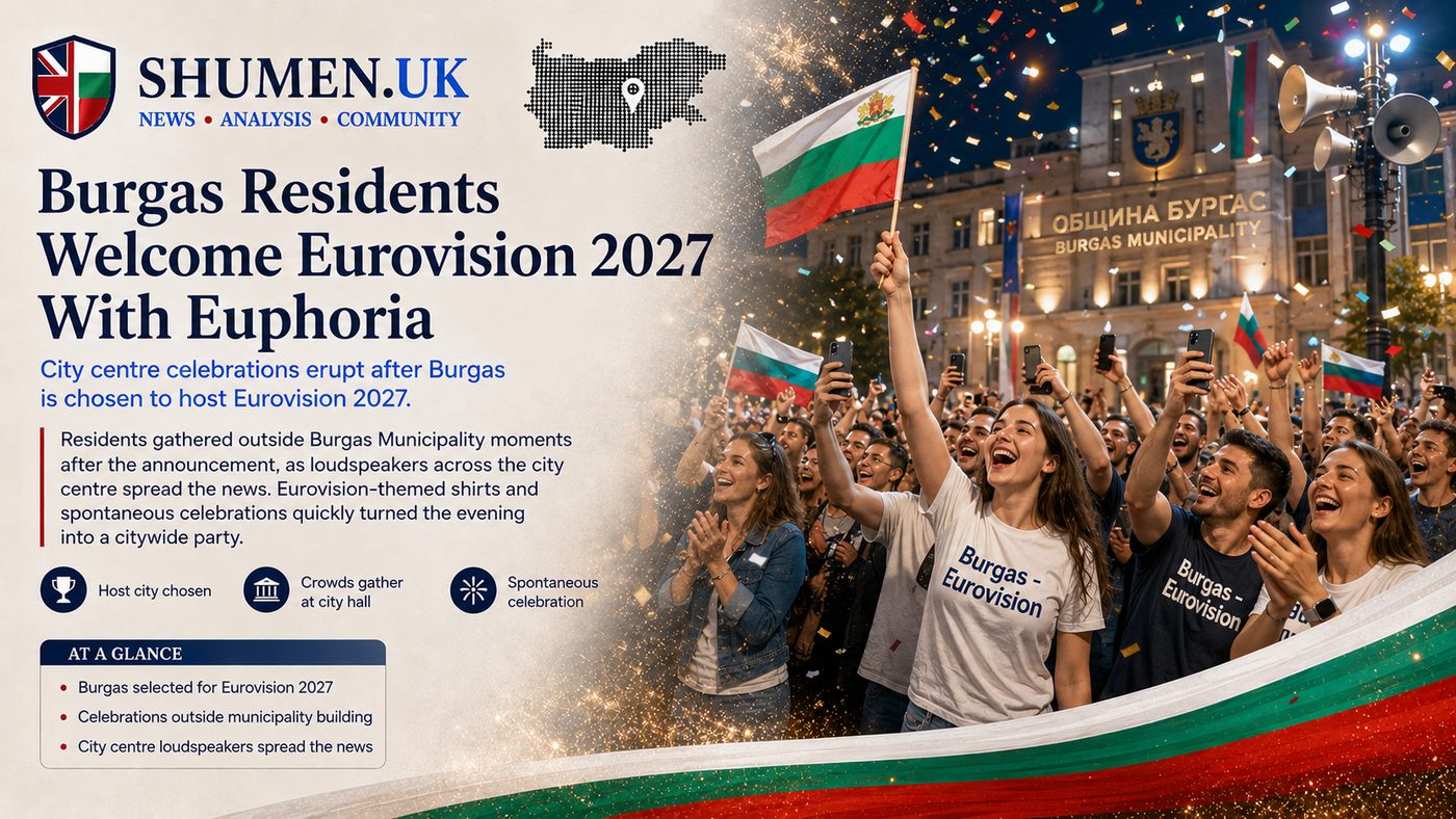 Burgas Lands Eurovision 2027, and the Coast's Quietest Week Just Vanished
