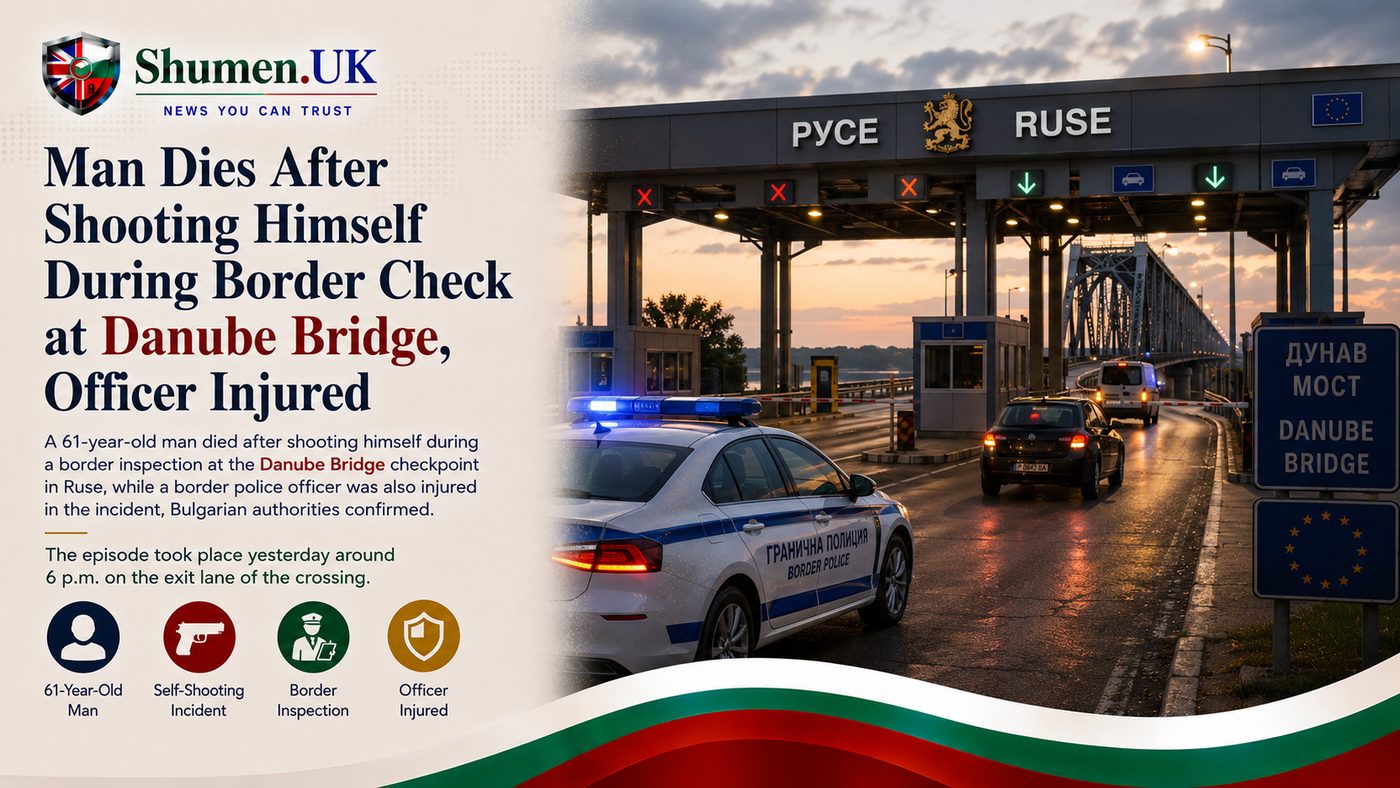 Man Dies at Danube Bridge Border Checkpoint After Shooting Himself During Luggage Inspection