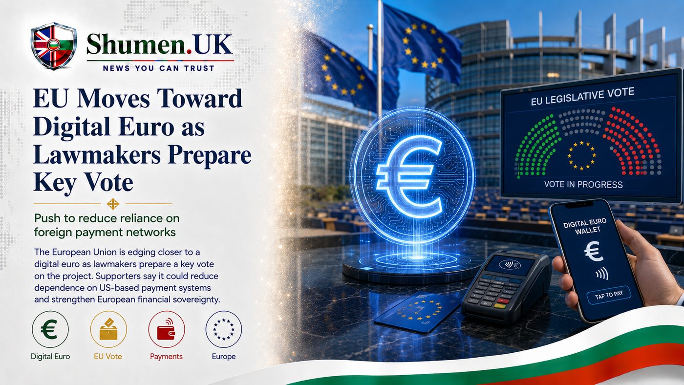 Brussels Inches Toward a Digital Euro, and It Is Bulgaria's Currency Now Too