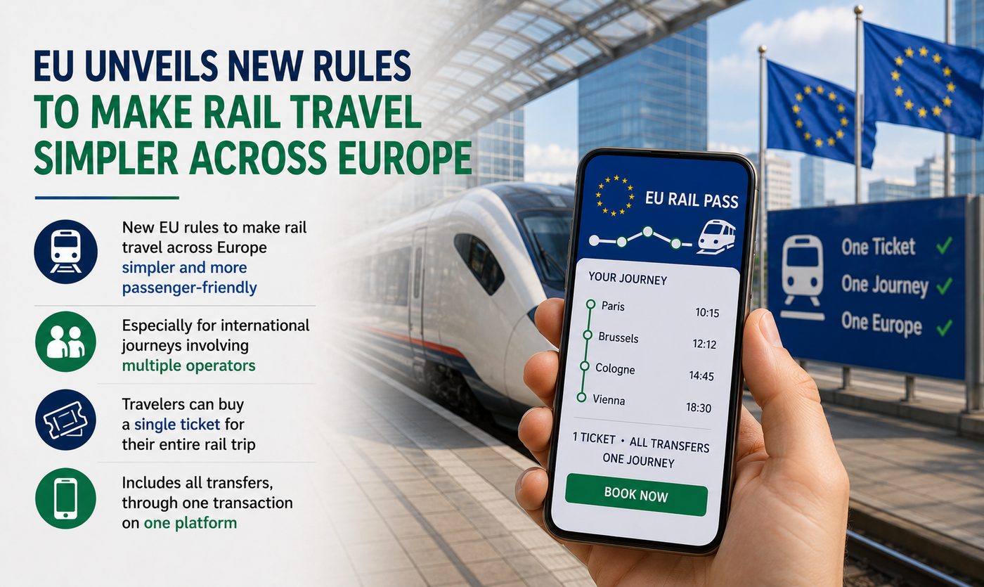 EU Proposes Single-Ticket Rail System Across Europe
