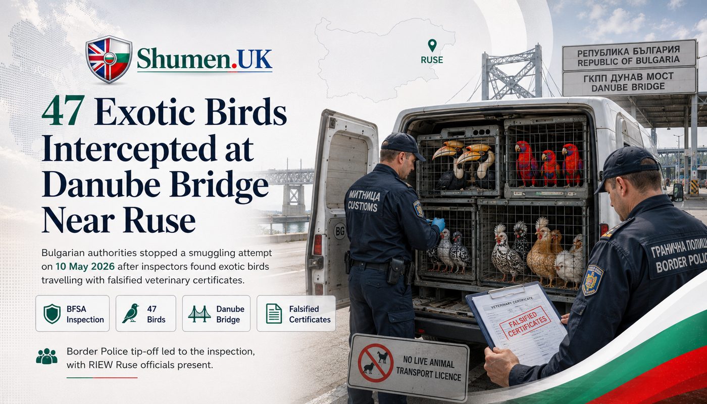 Exotic Bird Smugglers Caught at Danube Bridge with €300,000 Cargo