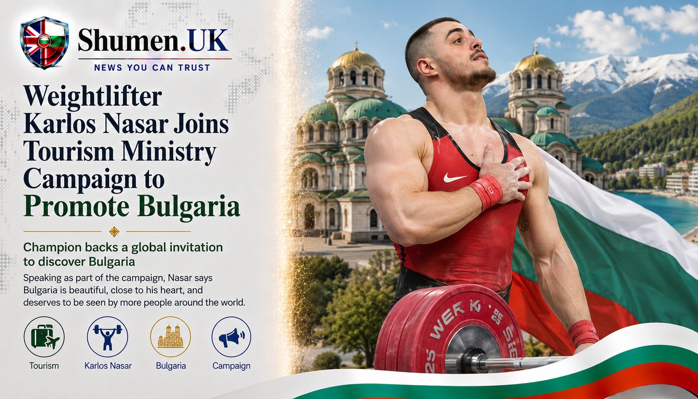 Bulgaria's Tourism Drive Signs Up Olympic Champion Karlos Nasar