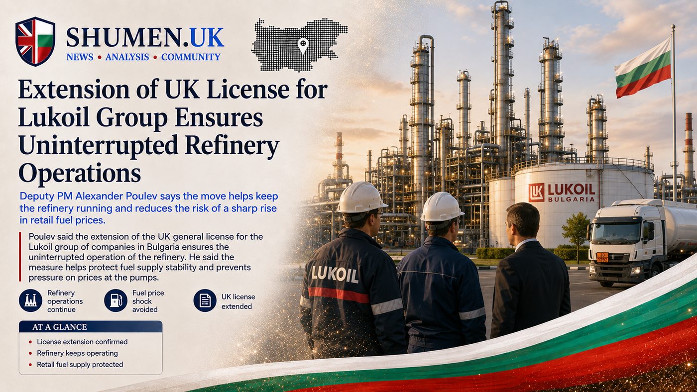 The Burgas Refinery Keeps Running, on a Licence That Runs Out in October