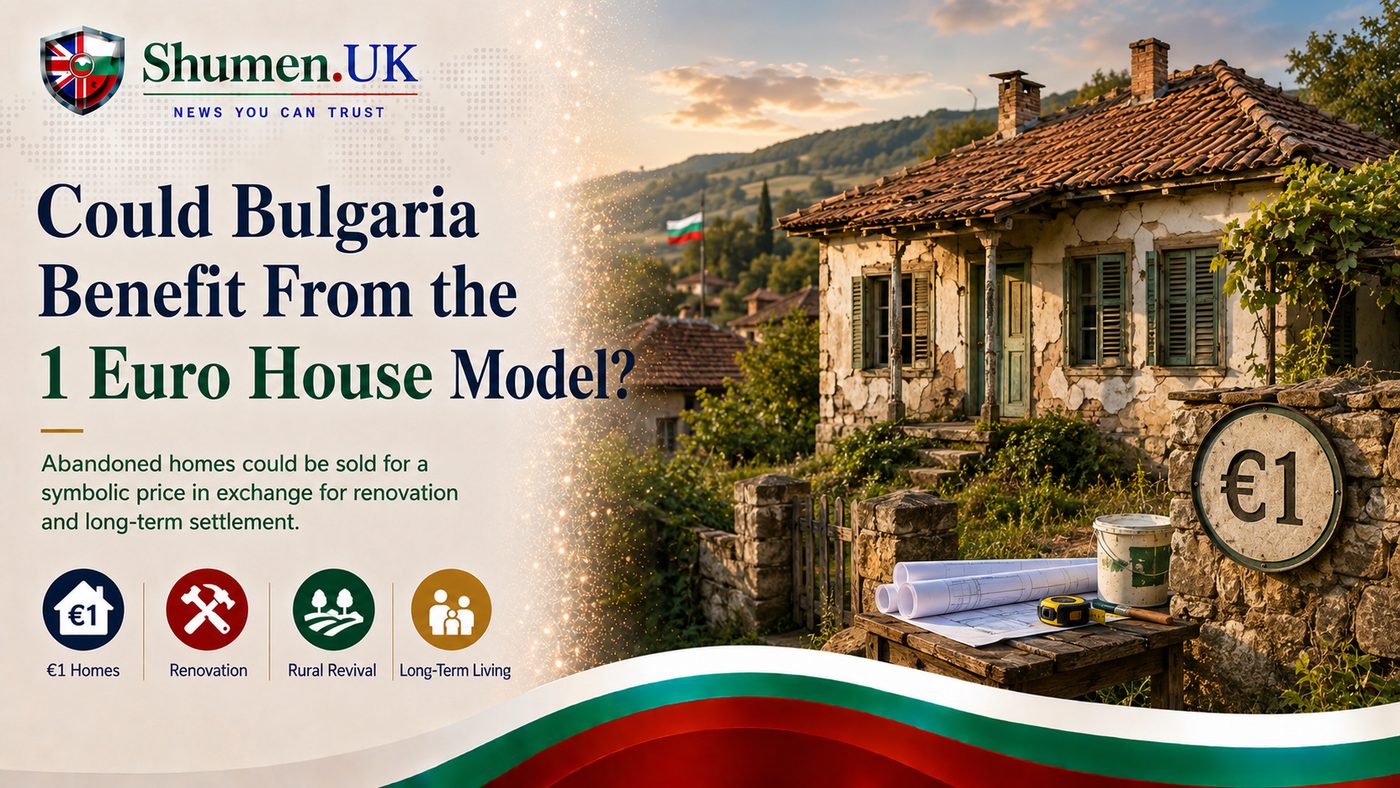 Bulgaria Eyes the €1 House Model, But the Real Bill Is Renovation and Roads