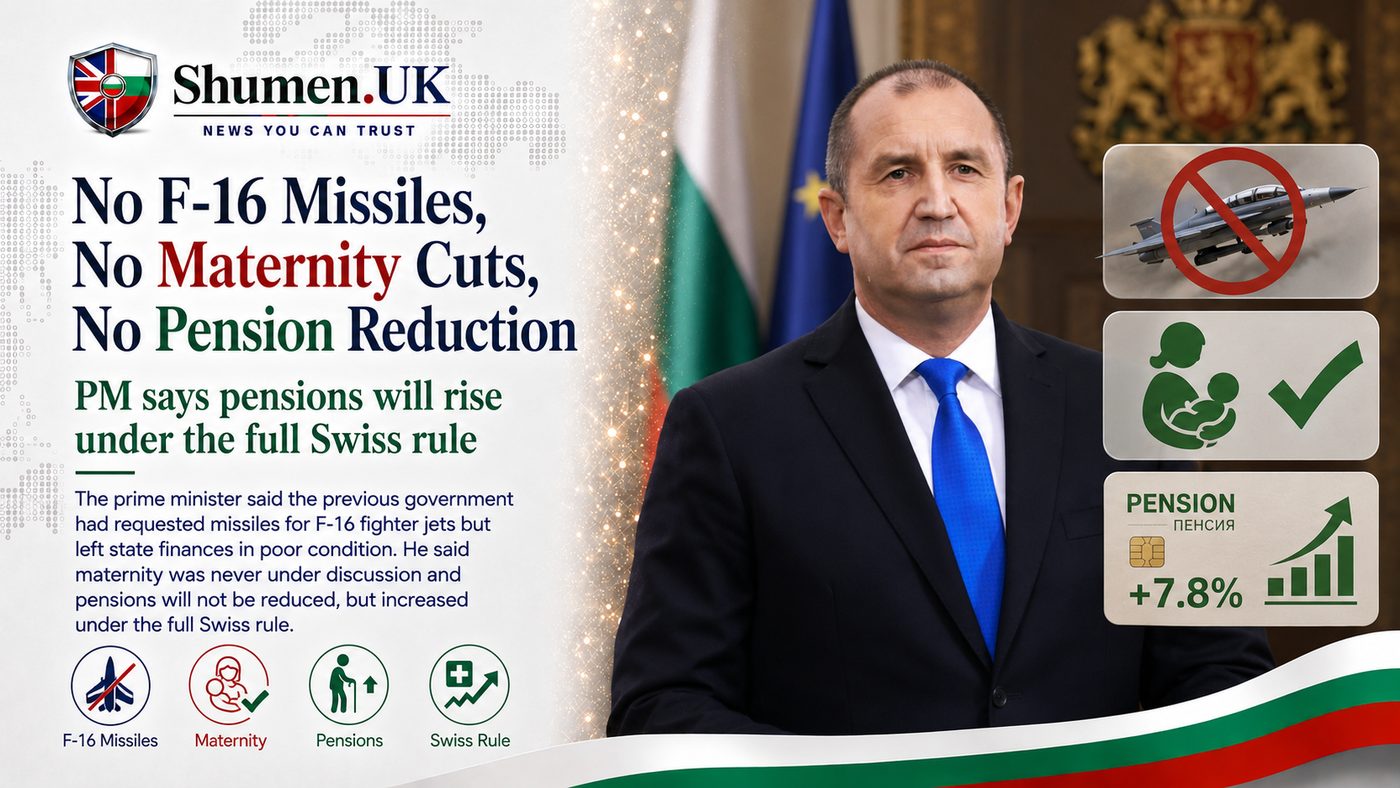 Bulgaria's PM Denies His Own Party's Claims on Missiles, Maternity and Pensions