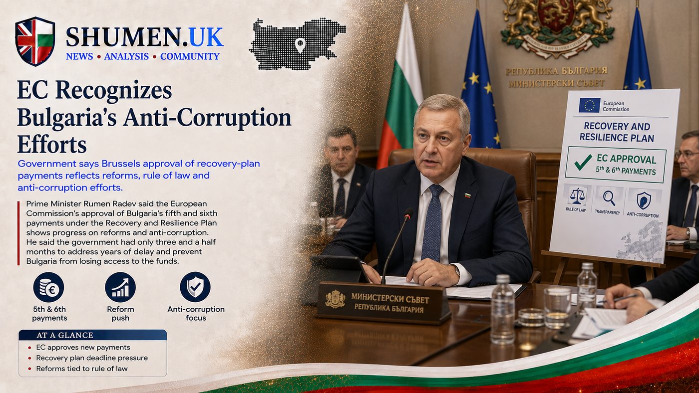 Radev Banks Brussels' Recovery Cash and Cuts the Appliance Eco-Fee Fourfold