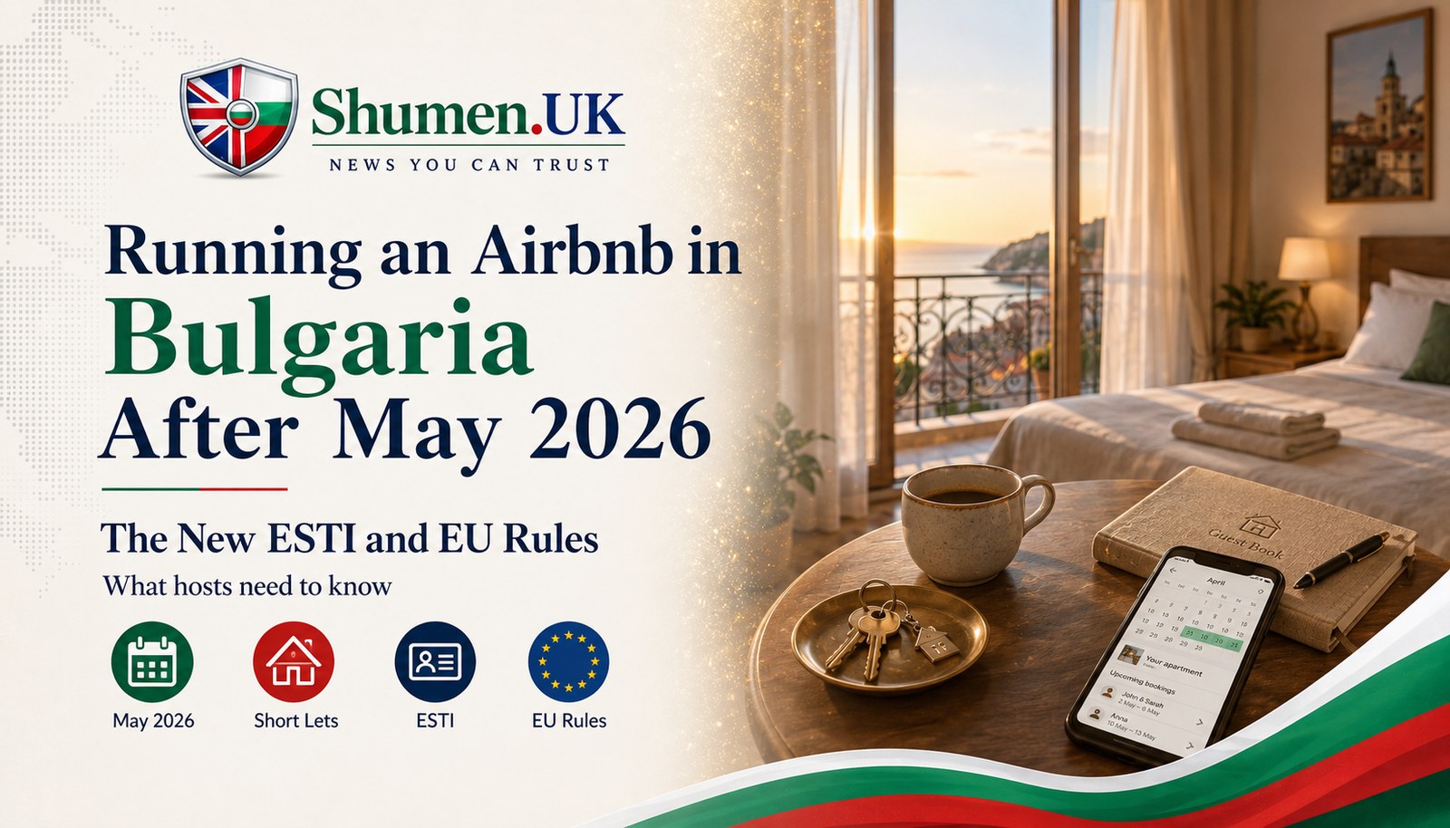 Running an Airbnb in Bulgaria After May 2026: ESTI and the New EU Rules