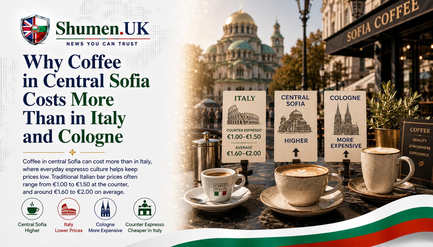 Sofia's Coffee Now Costs More Than Rome's, and the Numbers Don't Add Up