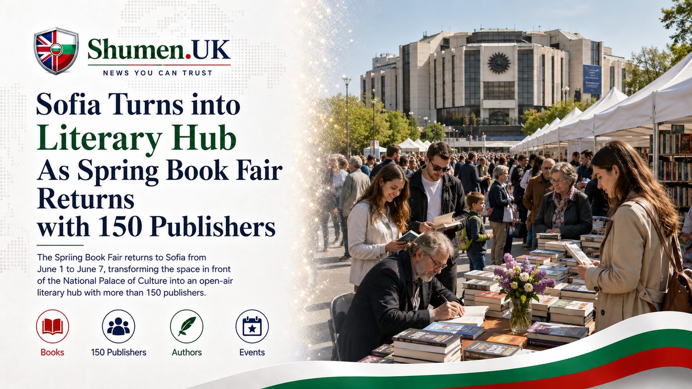 Sofia's Spring Book Fair Returns with 150 Publishers and British Mythologist