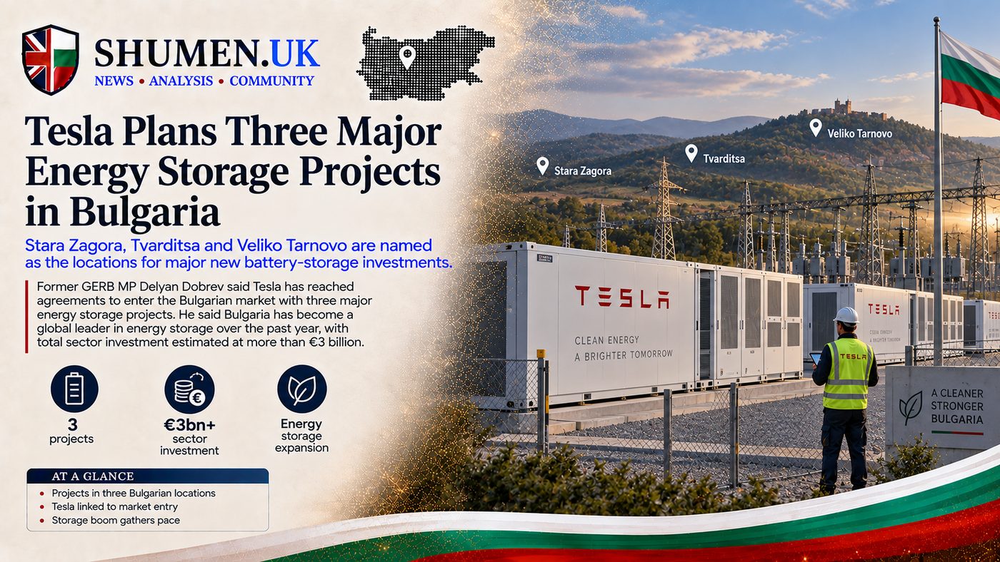 Tesla battery plans for Bulgaria come with a bill-sized question