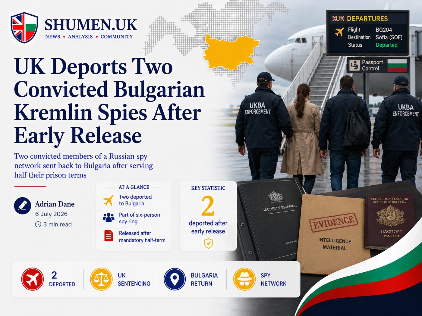 Two of the Bulgarian Kremlin Spies Are Home Early, and Their Targets Found Out From the News