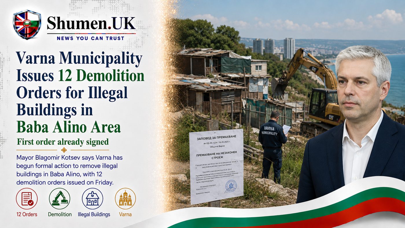 Varna Moves on the Baba Alino Complex: 12 Demolition Orders, First Already Signed