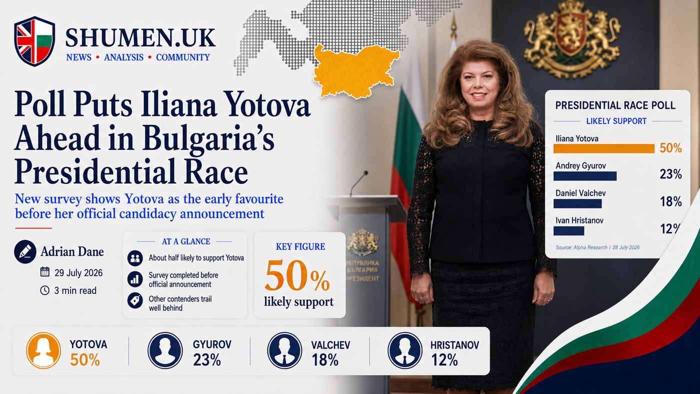 Iliana Yotova Leads the Polls for the Job She Inherited