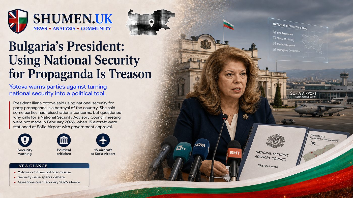 Yotova Won't Convene the Security Council, and Calls the Row a Betrayal