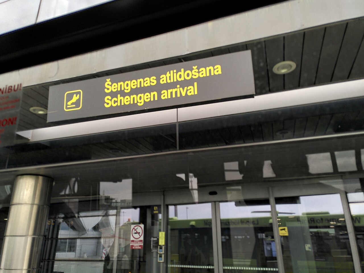 A Schengen-area border, where the EU Entry/Exit System became fully operational on 10 April 2026