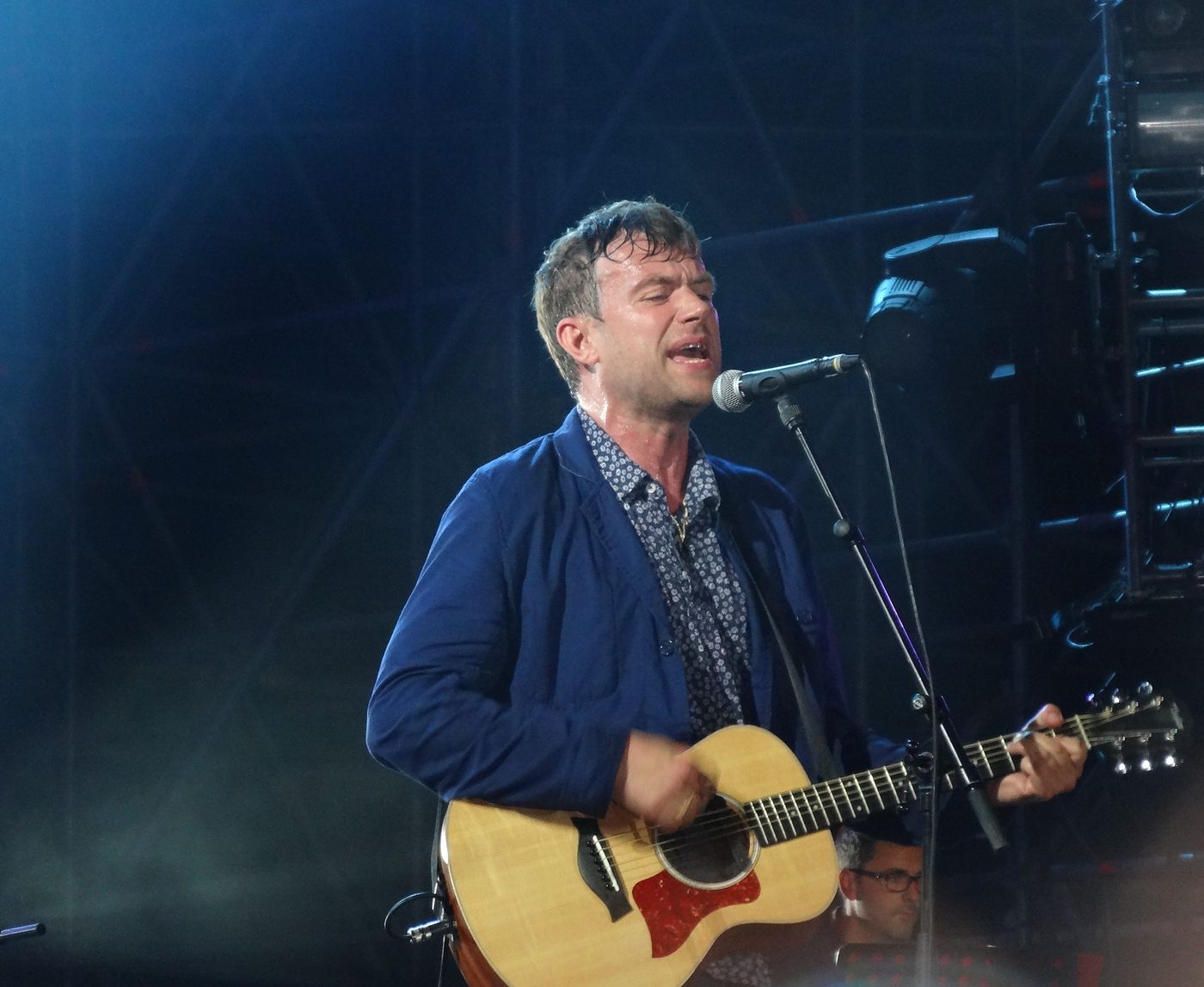 Damon Albarn performing live, the Gorillaz frontman who headlines PhillGood Festival on 18 July 2026