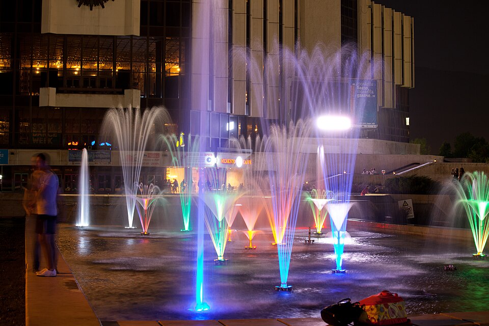 The National Palace of Culture (NDK) in Sofia, a brutalist landmark and major conference venue