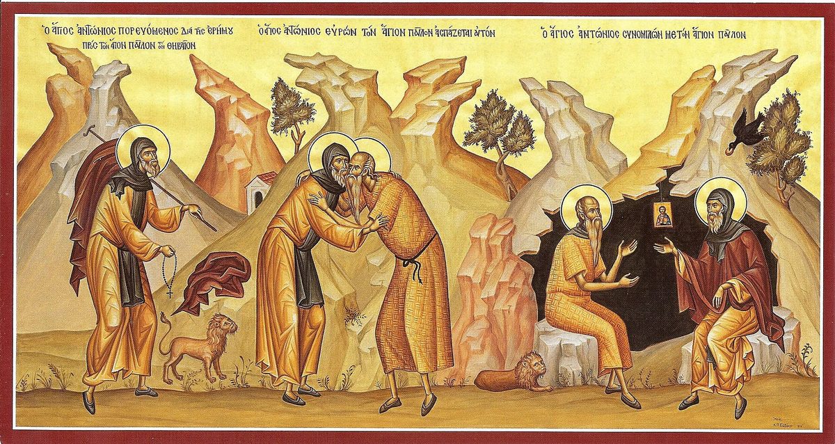 Saint Anthony the Great icon